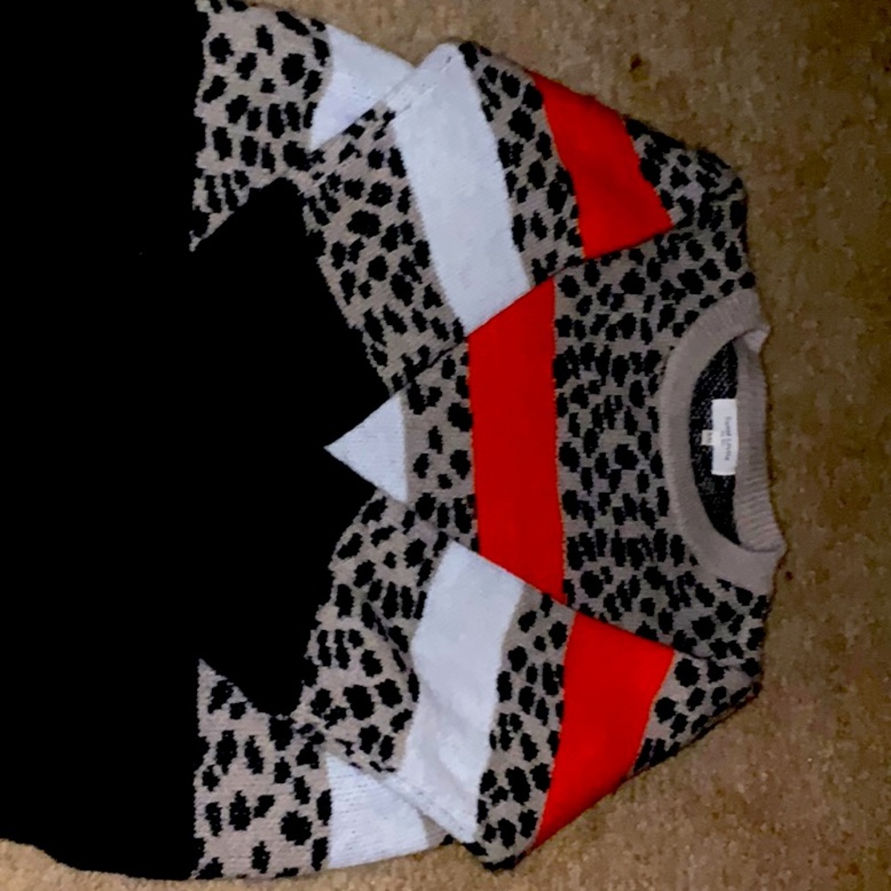 Cute leopard summer or winter sweater never worn.